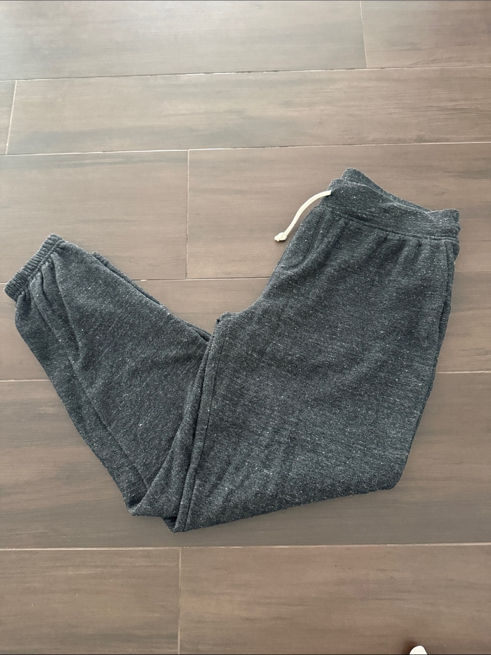 Alternative Earth Cozy Drawstring Jogger Pants - Dark Heather Gray